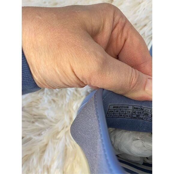 VIONIC Brinley Blue Sz 7.5 M Women Suede Casual Sneakers - Picture 5 of 6